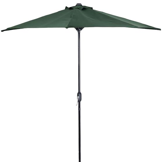 Garden Half-Umbrella Wall-Mounted for Terrace 2.7m Green