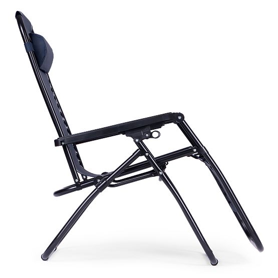 Garden Lounger Chair with Adjustable Backrest ZERO GRAVITY ModernHome - Blue