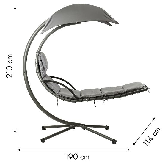 Garden Lounger Swing Hanging Chair Basket ModernHome