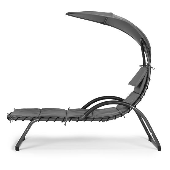 Garden Lounger with Large Oval Canopy ModernHome