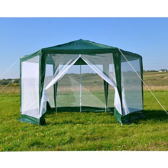 Garden Pavilion Tent 2x2x2 m with Mosquito Net Green MultiGarden