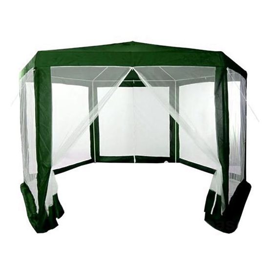 Garden Pavilion Tent 2x2x2 m with Mosquito Net Green MultiGarden