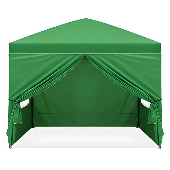 Garden Pavilion Tent 3x3 m Automatic Folding + 4 Side Walls MultiGarden