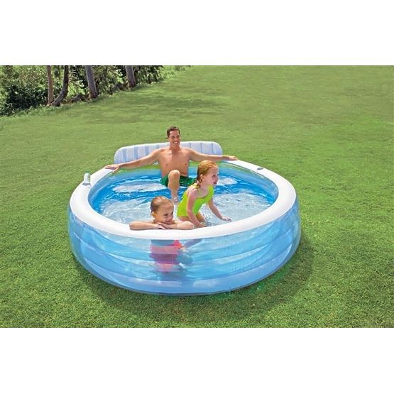 Garden Pool with Seats 229x218cm Intex 57190