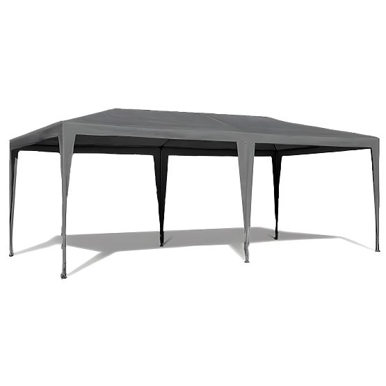 Garden Sales Tent 3x6 m 6 Walls Gray MultiGarden