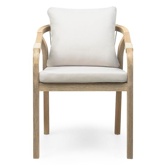 Garden Set Castello, Extendable Table 200-295 cm + 6 Woven Chairs, Acacia Wood FSC