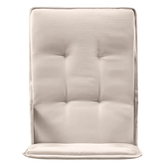 Garden Set Familis Table 160 cm + 6 Chairs with Adjustable Backrests and Light Grey Cushions