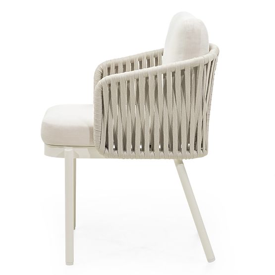 Garden Set Porticato, Extendable Table 211-300 cm + 6 Chairs, Acacia Wood FSC, Teak Look