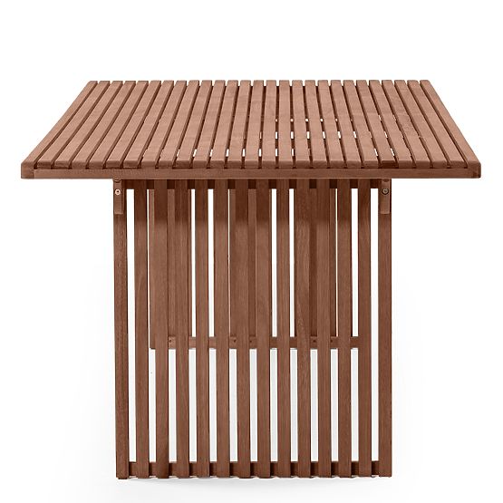 Garden Table Familis ll, 240 cm, Eucalyptus Wood FSC, Dark Brown