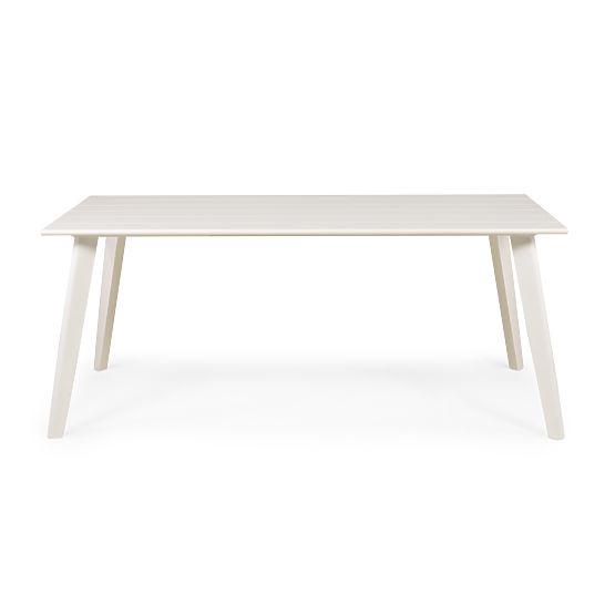 Garden Table Piretto 180 cm, Aluminum, White