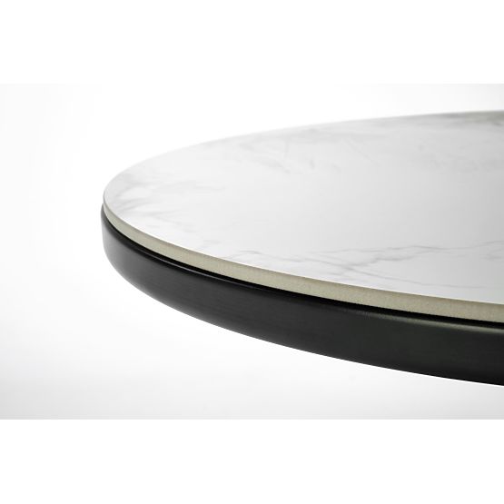 GENESIS Coffee Table White Marble / Walnut / Gold (2pcs=1set)