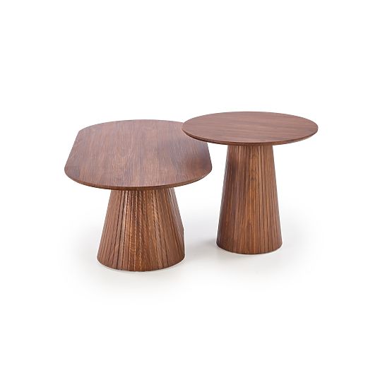 GISELA walnut coffee table (2p=1pc)