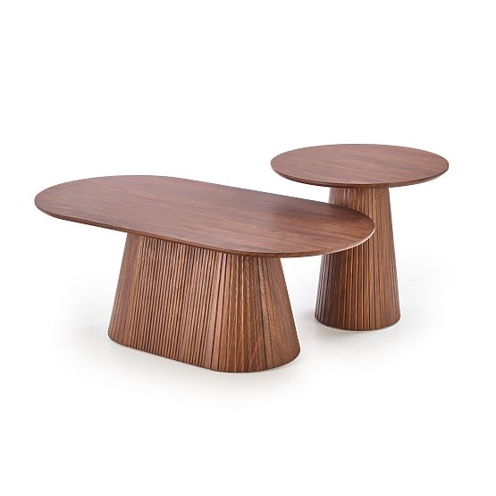 GISELA walnut coffee table (2p=1pc)