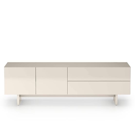 Glim TV Cabinet, Cashmere, Glossy