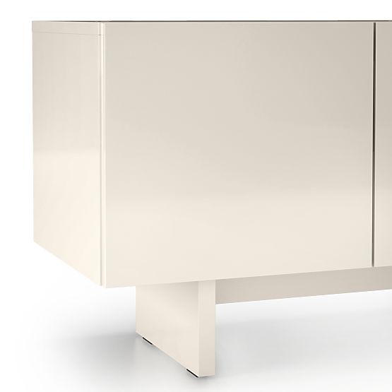 Glim TV Cabinet, Cashmere, Glossy