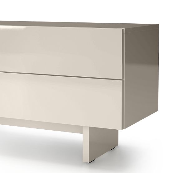 Glim TV Cabinet, Cashmere, Glossy