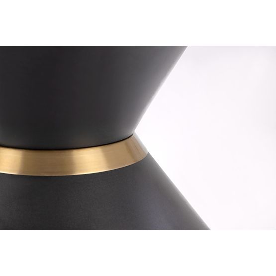 GORETTI Coffee Table White Marble / Black (2p=1pc)