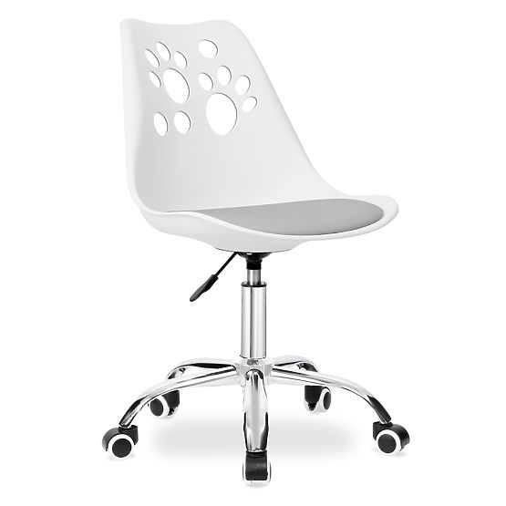 Grover Swivel Chair White-Grey