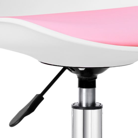 Grover Swivel Chair White-Pink