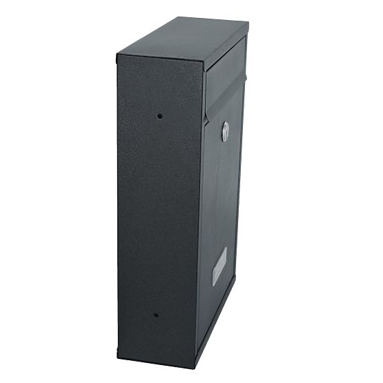 Gustav Anthracite Mailbox for Letters