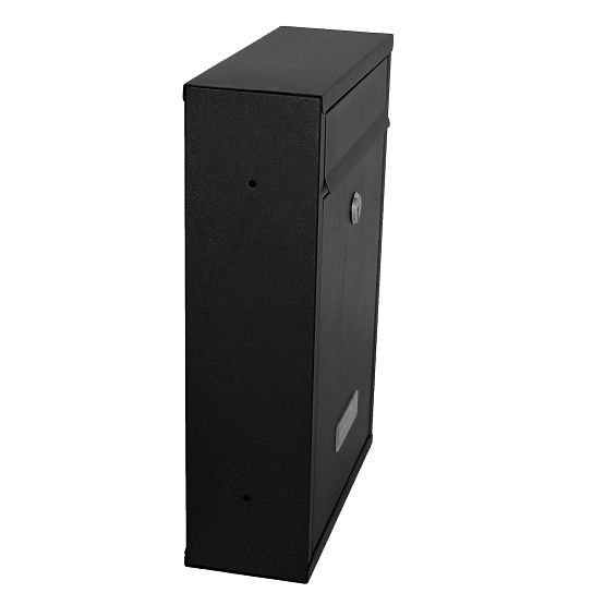 Gustav Black Letter Mailbox