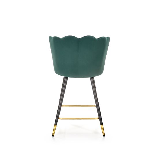 H106 Bar Stool Dark Green (1p=2pcs)