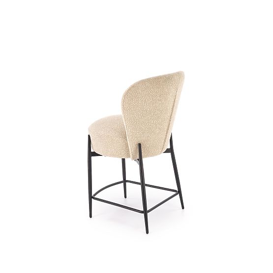 H126 Beige Bar Stool (1p=2 pcs)