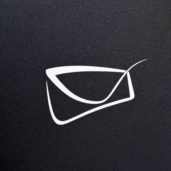 Hadvar Black Letter Mailbox