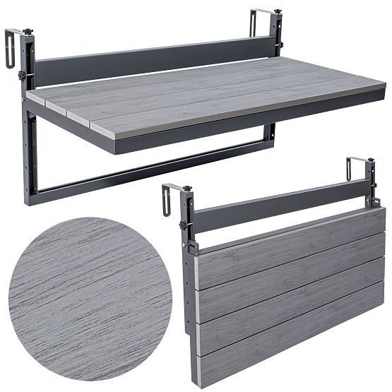 Hanging Balcony Table AGATTI STONEWOOD