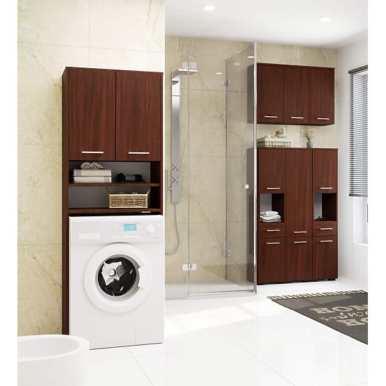 HANGING BATHROOM CABINET FIN W30 1D WENGE