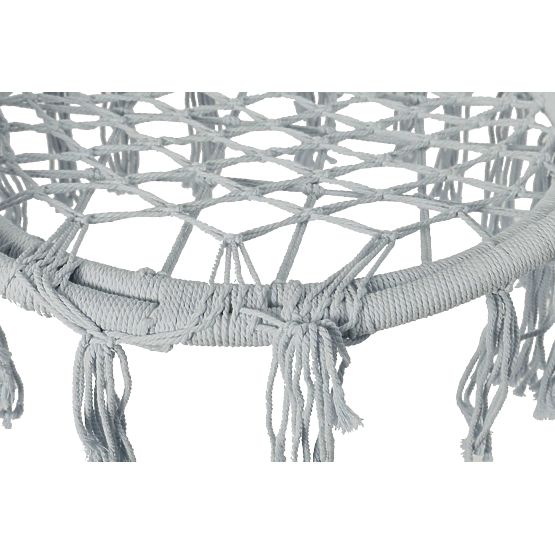 Hanging Chair Stork Nest LAGOS Gray with Cushions