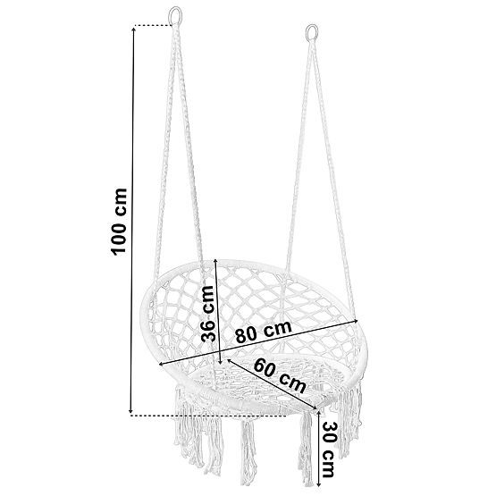 Hanging Chair Stork's Nest TOGO Grey