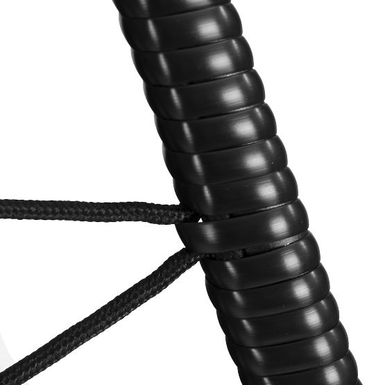 Hanging Freestanding Garden Cocoon Chair up to 120 kg with Black Cushions MultiGarden