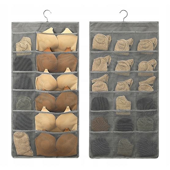 Hanging Organizer VITTO 30 Pockets Gray