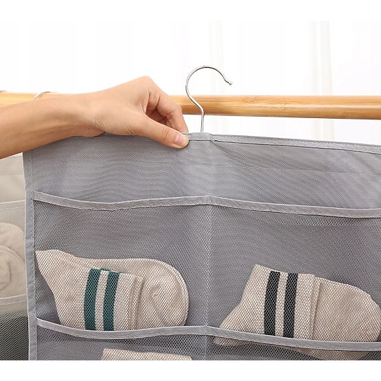 Hanging Organizer VITTO 30 Pockets Gray