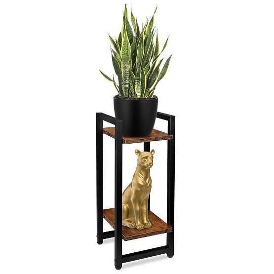 Hanging Planter Black Lupin Rustic Old Oak