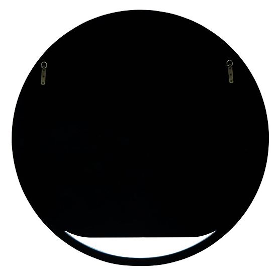 Hanging Round Mirror Zelia, Dark Green, Glossy