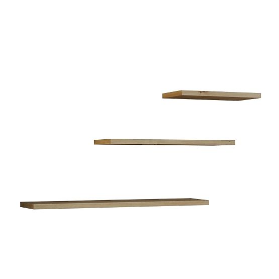 Hanging Shelves TOBI 3P OAK ARTISAN