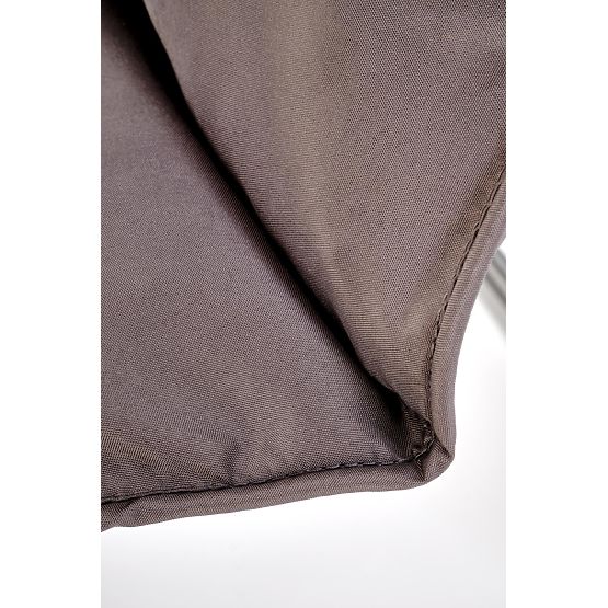 HUDSON, garden set (sofa, 2x armchair, table), gray / brown (1p=1set)