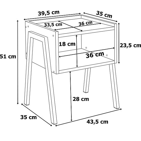 Industrial Loft Cabinet Skive Rustic Antique Oak