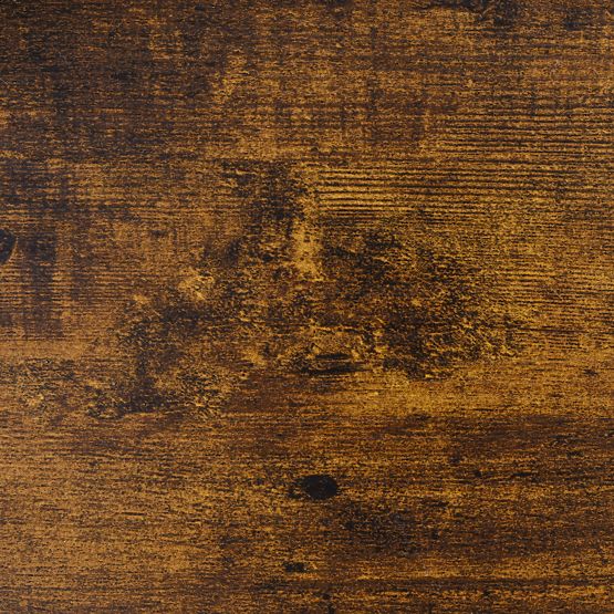 Industrial Loft Table Meren in Antique Oak Finish