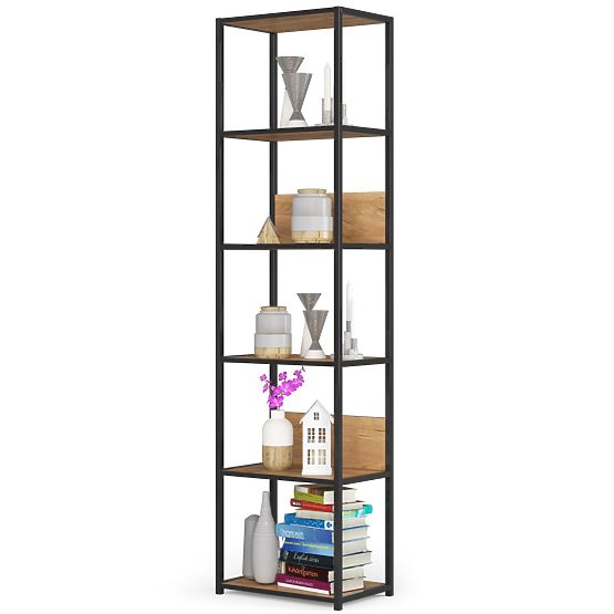 INDUSTRIAL SHELF 500 BLACK/OAK CRAFT