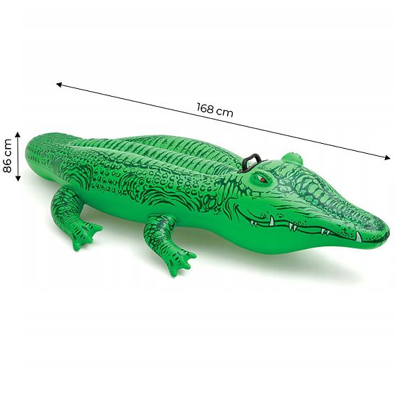 Inflatable Alligator Swimming Mattress 168 cm INTEX 58546