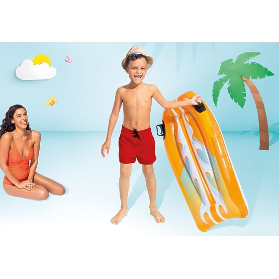 Inflatable Swimming Board with Handles for Children INTEX 58165 ORANGE