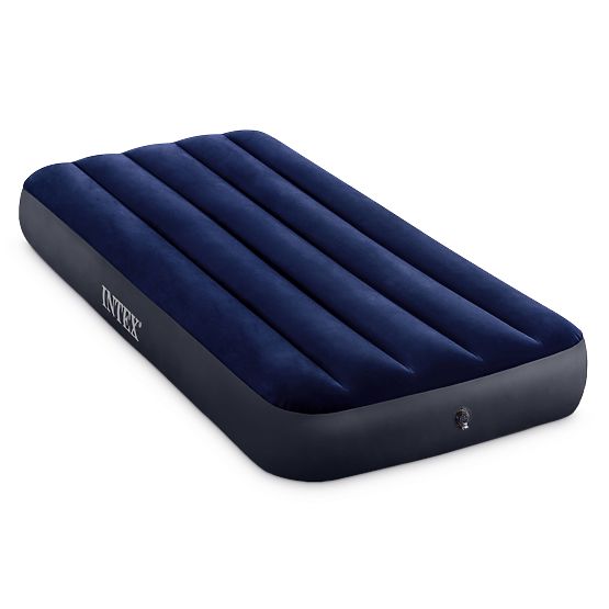 Inflatable Velour Mattress Bed for Sleeping INTEX 64756