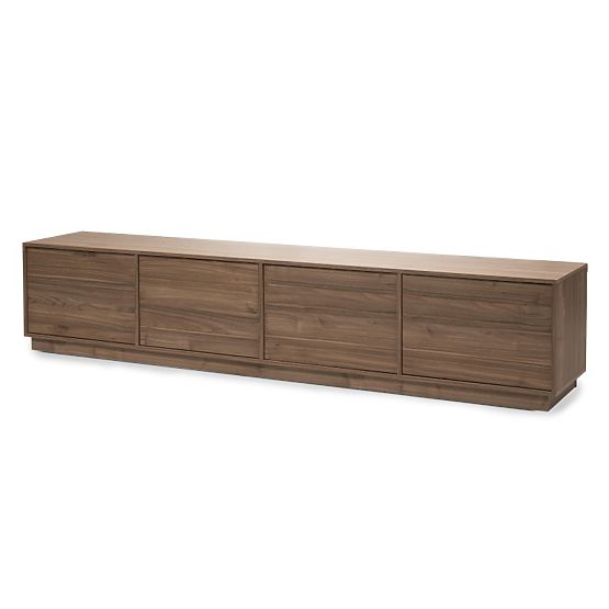 Japandi TV Cabinet in Royal Walnut