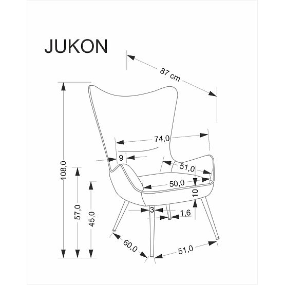 JUKON Cream Relaxation Chair