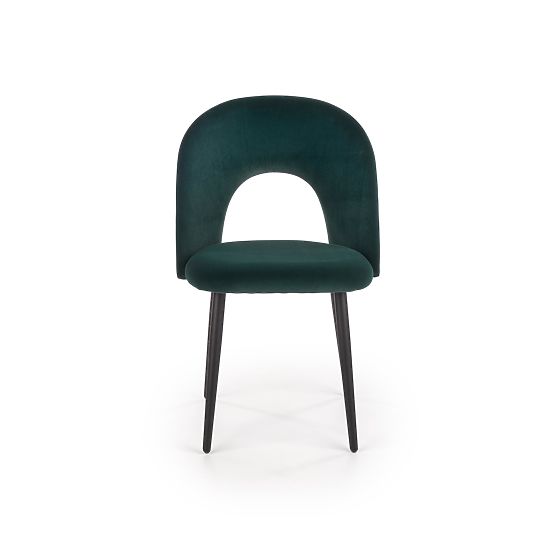 K384 Chair Dark Green / Black (1p=4pcs)
