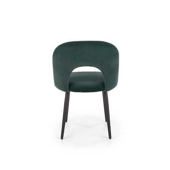 K384 Chair Dark Green / Black (1p=4pcs)