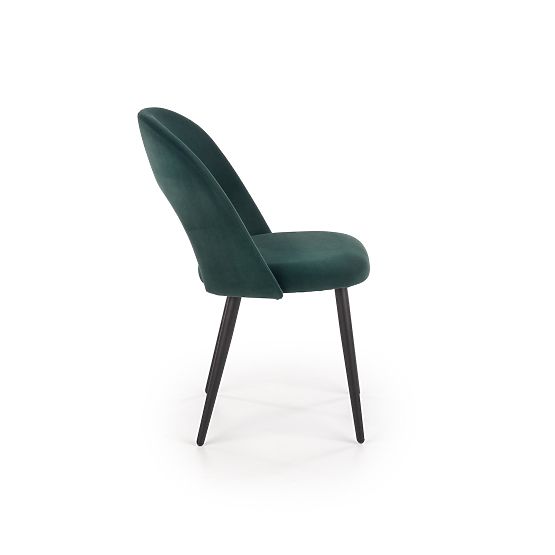 K384 Chair Dark Green / Black (1p=4pcs)